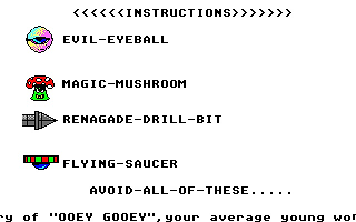 Worm atari screenshot